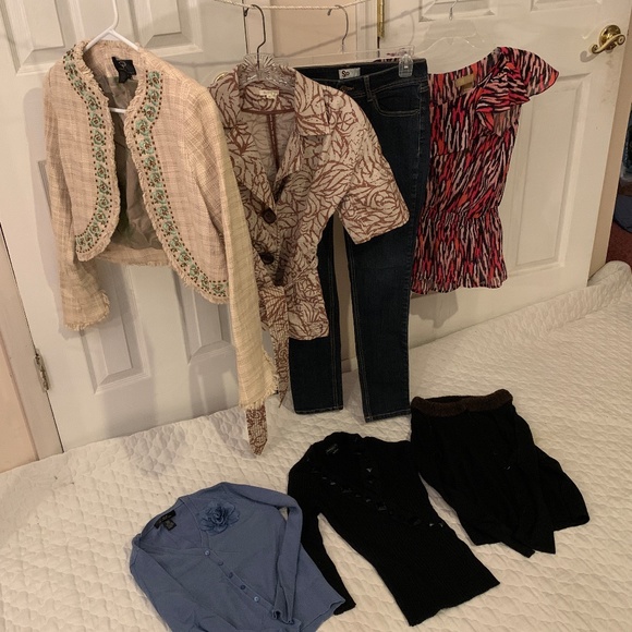 Pre-owned Mixed Lot  Some Early 2000s- Tops, Jeans, Jacket - Small Sizes - Picture 1 of 17